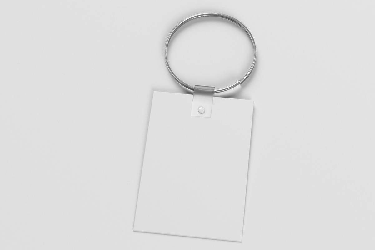 Rectangular Keychain Mockup | Creative Market