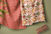 Vintage Christmas patchwork, a Pattern Graphic by Tani Kuzminka (Thumbnail 14 of 27)