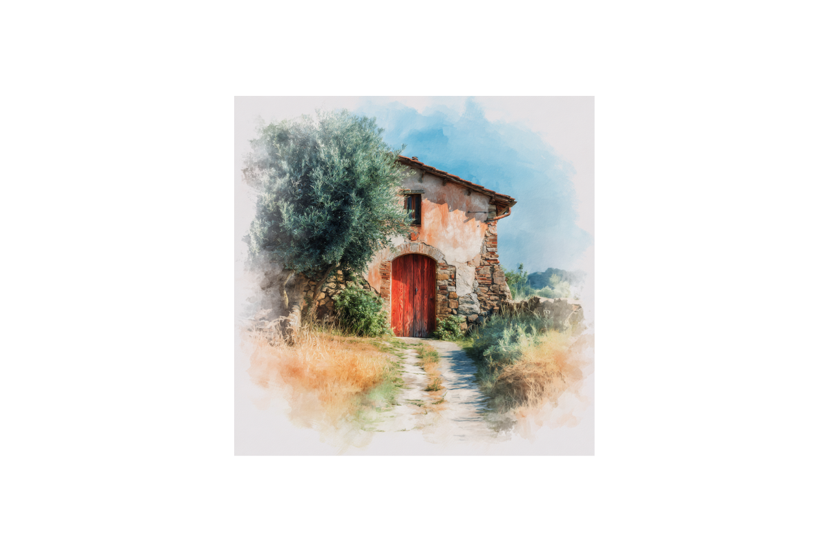 Door on Countryside Backgrounds, a Background Graphic by PcuDesigns Illustrations (Photo 3 of 3)