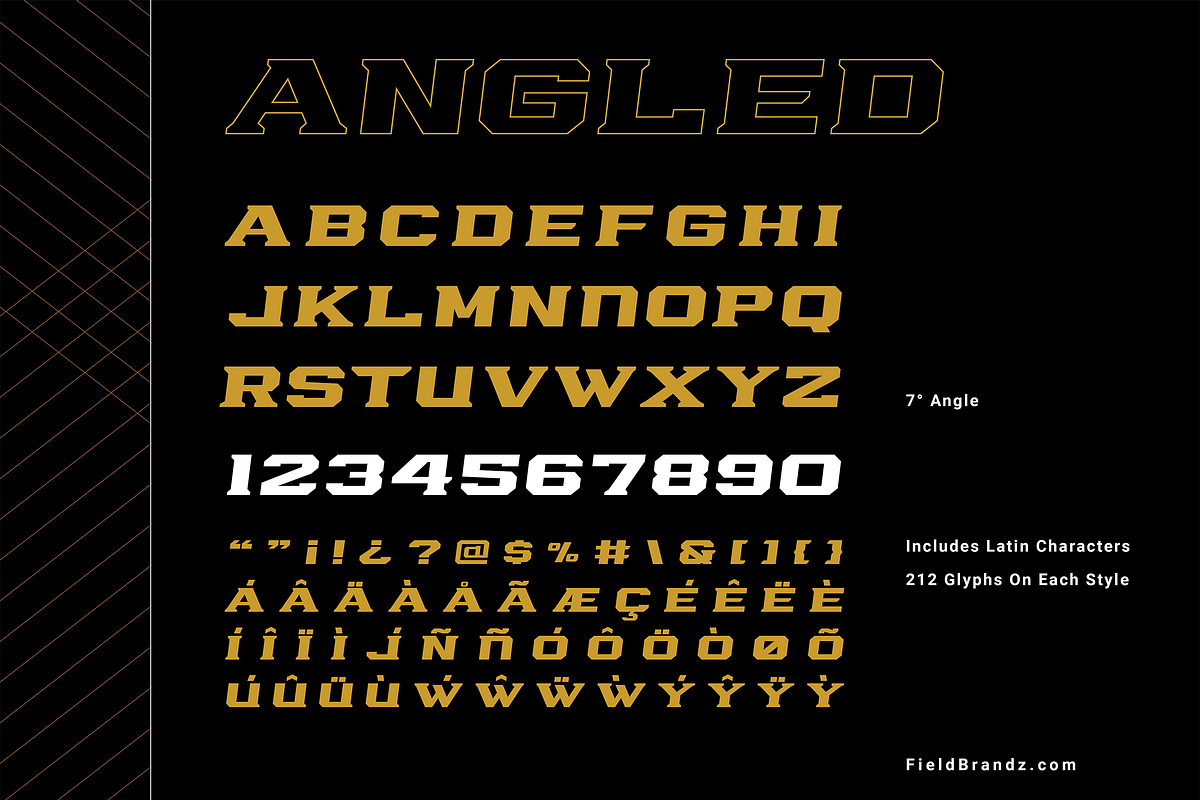 Cornerback Display Typeface, a Font by Field Brandz (Photo 4 of 6)