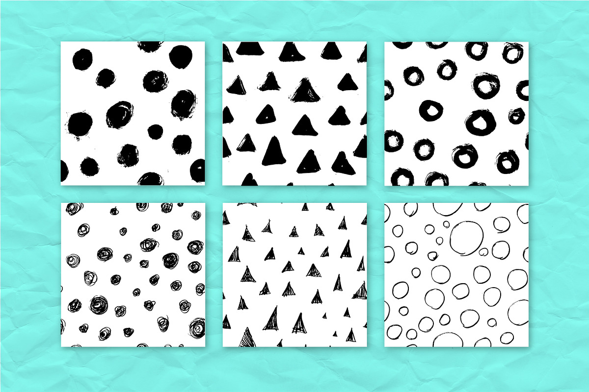 34 ink effect seamless patterns (v3), a Pattern Graphic by AnastasiaFears (Photo 6 of 7)