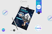 Hiring Flyer Template, a Flyer Template by Aam360 (Thumbnail 2 of 3)