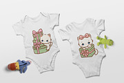 Cute Kawaii Cat Clipart PNG Bundle, an Animal Illustration by Blumensdiary (Thumbnail 10 of 11)