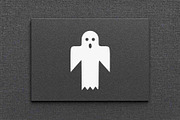Modern Ghost Vector Illustration, a Seasonal Illustration by Vectorium Studio (Thumbnail 4 of 4)