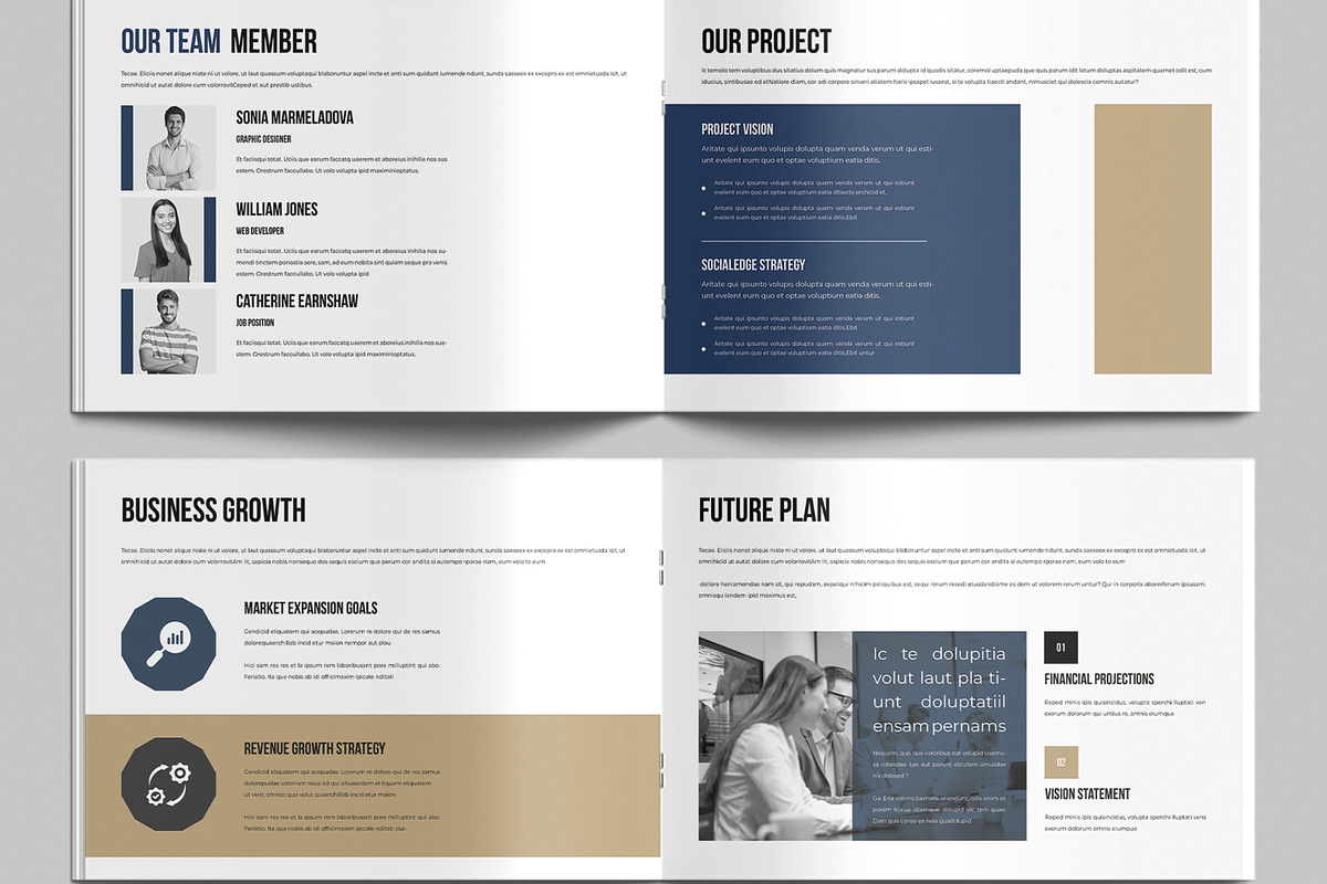 Professional Business Plan Landscape, a Brochure Template by MightyDesign (Photo 5 of 9)