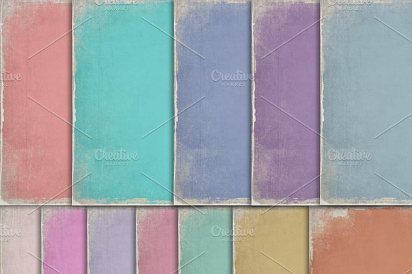 Shabby and worn, Digital Papers preview 2