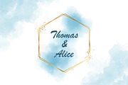 Hexagon frame watercolor, a Background Graphic by Syaeful Anas (Thumbnail 1 of 4)