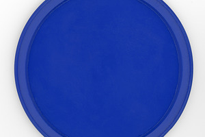 round blue token, a Photo by WorldOfPhotos