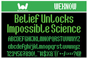 Believe System font, a Font by weknow (Thumbnail 4 of 8)