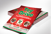 Christmas Toy Drive Flyer Template, a Flyer Template by Four C Graphic (Thumbnail 3 of 11)