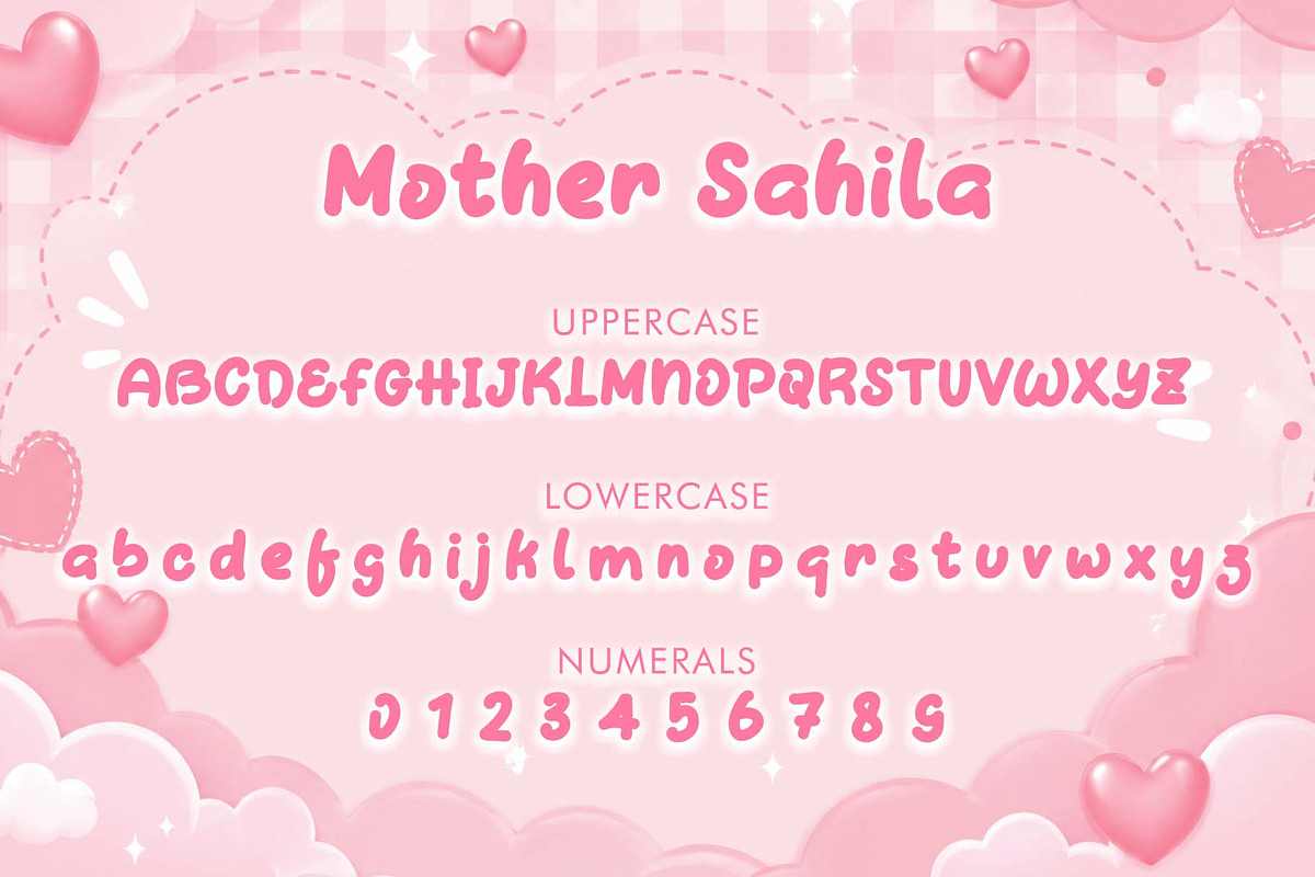 Mother Sahila, a Handwritten Font by Yoga Letter (Photo 5 of 5)