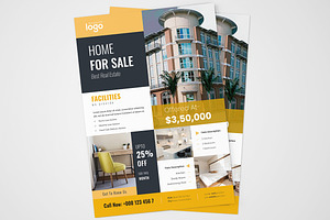 Home For Sale Flyer Design Template