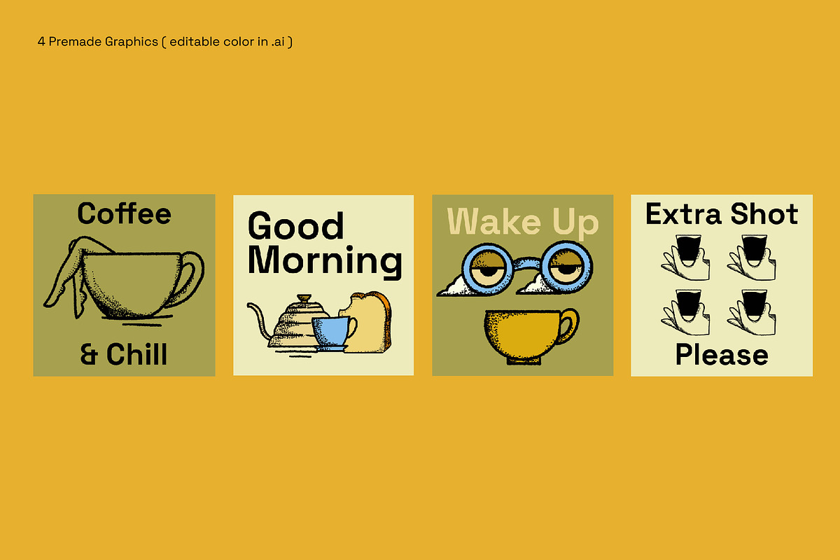 Coffee Illustration (Wake Up), a Food Illustration by Elysamunster (Photo 12 of 17)