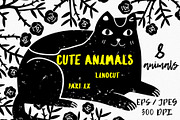 Cute animals pt9, an Object Graphic by Mii Lab (Thumbnail 1 of 6)