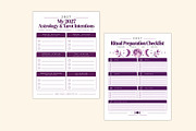 2027 Astrology,Tarot Ritual Planner, a Stationery Template by Shumaya (Thumbnail 5 of 5)