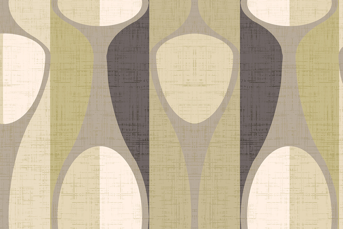 70s Retro Beige Modern Art Seamless, a Pattern Graphic by Sharon Schwalbe (Photo 1 of 2)
