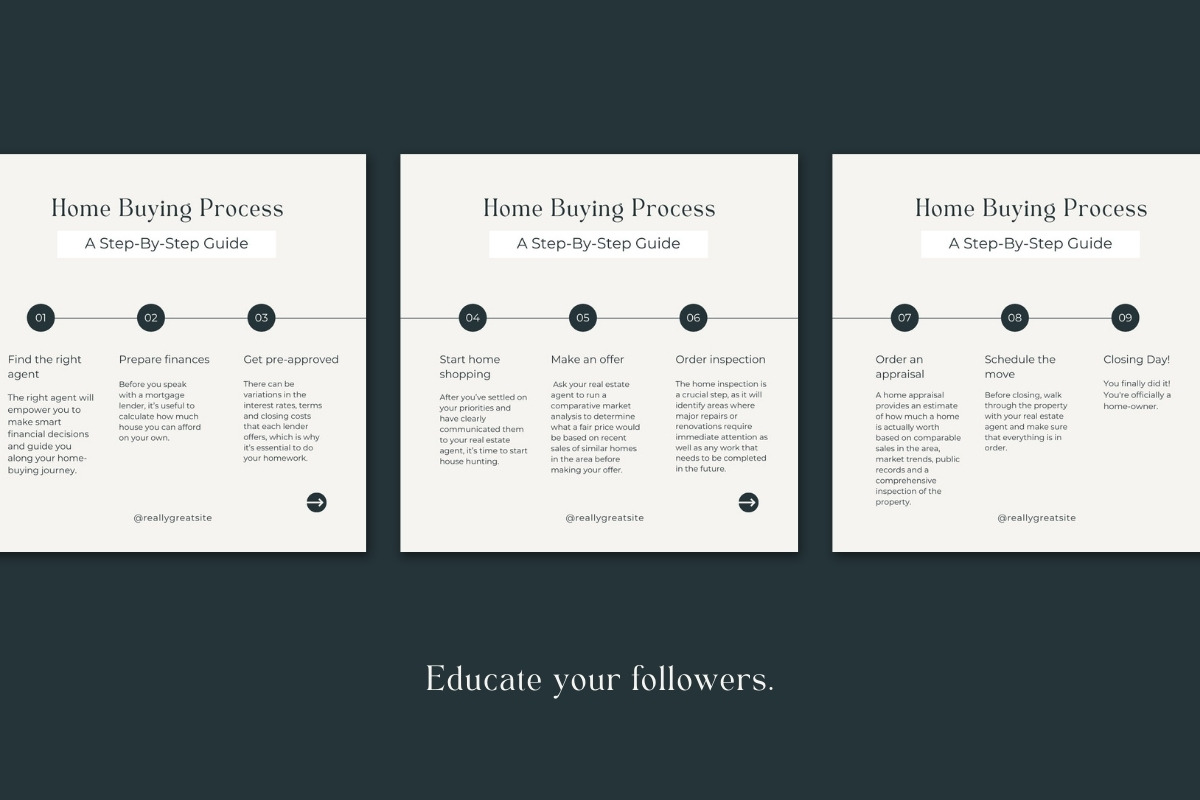 Instagram Real Estate Canva Template, a Social Media Template by Kalo Media Hawaii (Photo 8 of 11)