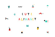 Cute Alphabet, an Education Illustration by Lera Efremova (Thumbnail 1 of 4)