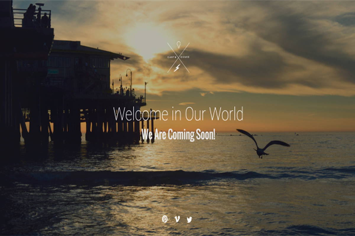 Sunset Coming Soon HTML Template, a Websites & App Template by earthquake (Photo 3 of 4)