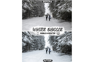 10 Winter Blogger Lightroom Presets