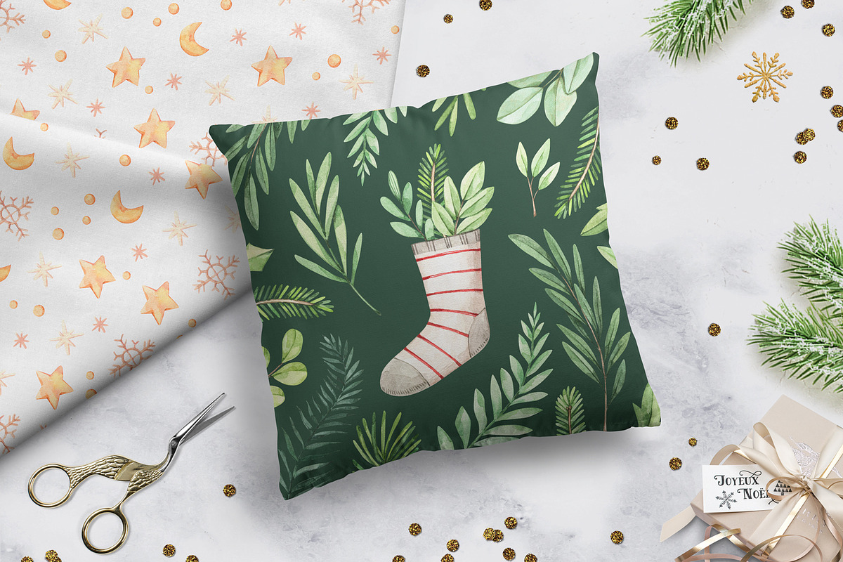 SALE | Watercolor Christmas | Winter, an Illustration by Kate Macate (Photo 2 of 14)