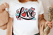 Love Heart Png, Faux Yarn Valentine, an Illustration by Designking (Thumbnail 6 of 6)