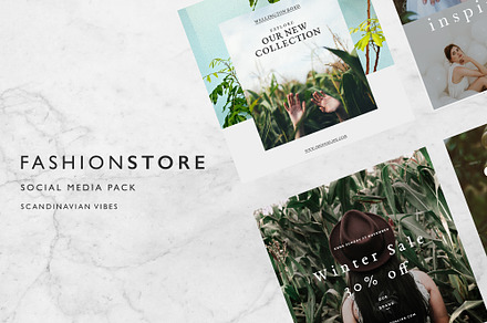 Fashion Store Social media pack