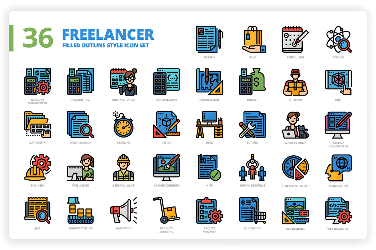 3,600 Icons x3 Styles, an Outline Icon by monkik (Photo 141 of 299)