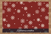 Snowflake Seamless Pattern, an Illustration by Johanna V. Creative (Thumbnail 5 of 5)