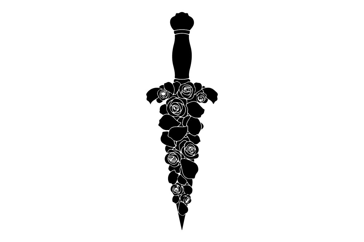 Ornamental Dagger Silhouette Bundle, an Object Illustration by Gaye Art (Photo 14 of 31)