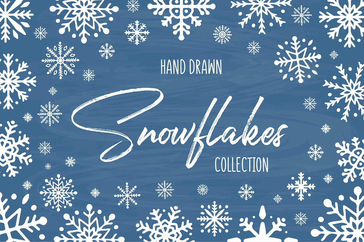 Hand drawn snowflakes collection., an Object Graphic by LaBelezokaDesign (Photo 1 of 7)