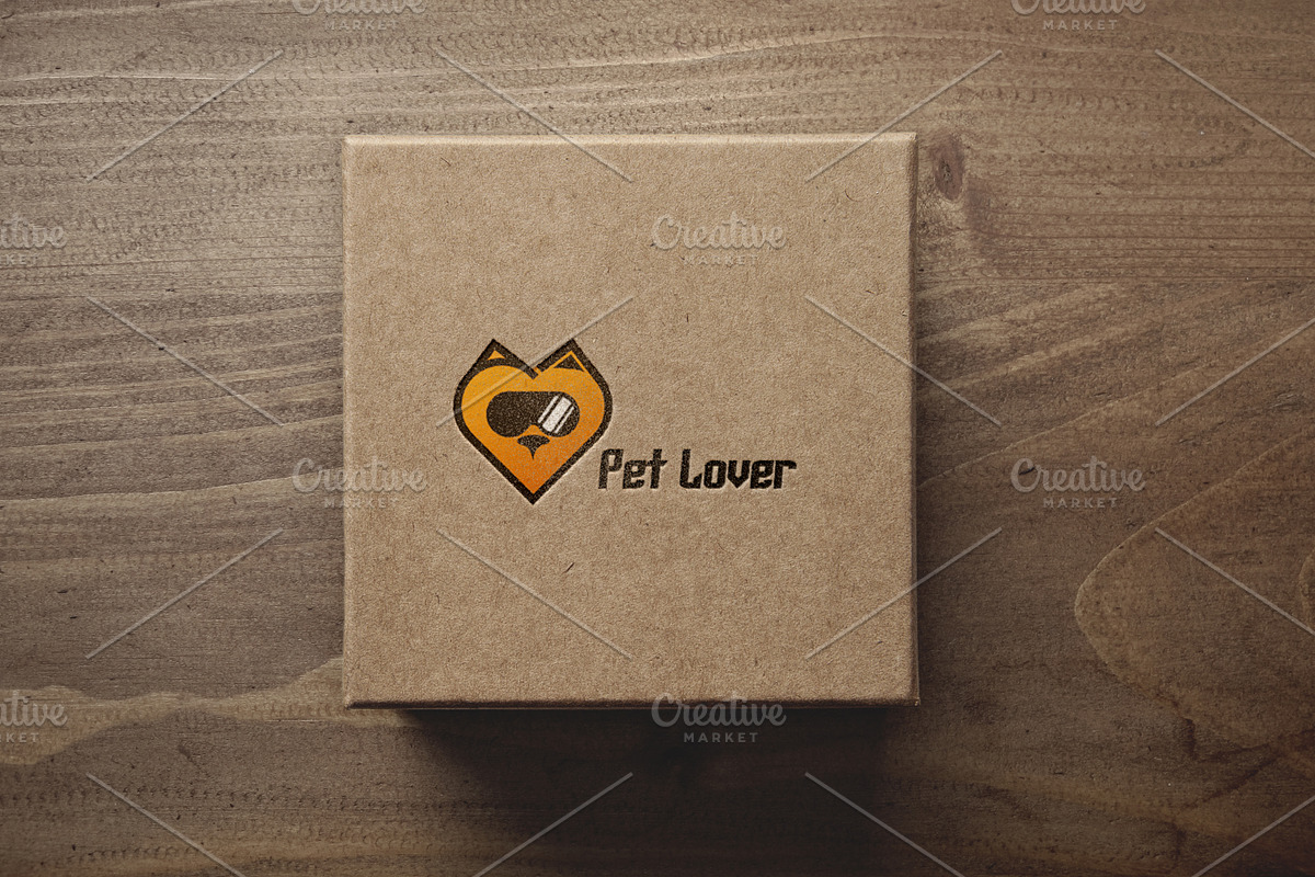 Pet Lover Logo Template, a Branding & Logo Template by Raj Shop (Photo 1 of 5)