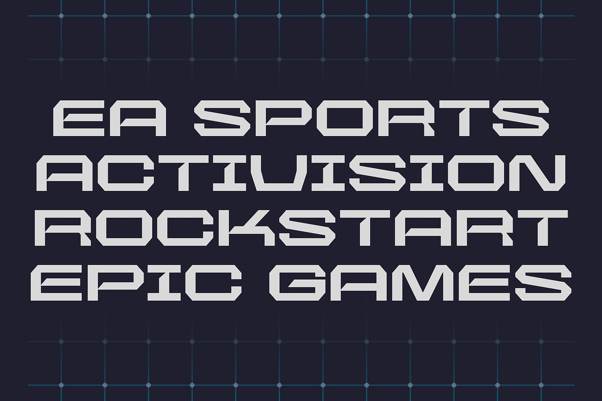 GR GEA – Tech Display Typeface, a Sans Serif Font by Garisman Std (Photo 18 of 19)