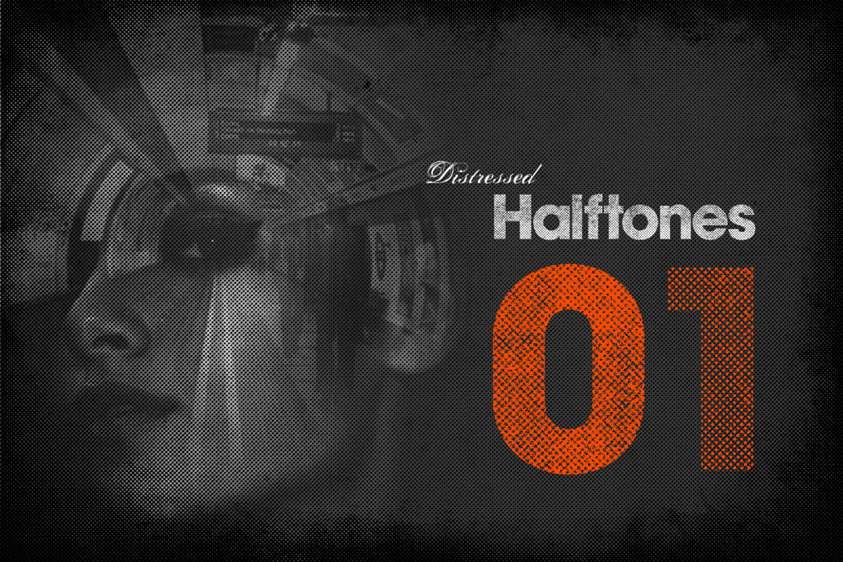 Distressed Halftones 01, a Texture Graphic by Offset (Photo 1 of 7)