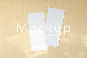 Simple Wedding Mockup for Program, a Print Template by ILLONA GRAPHICS