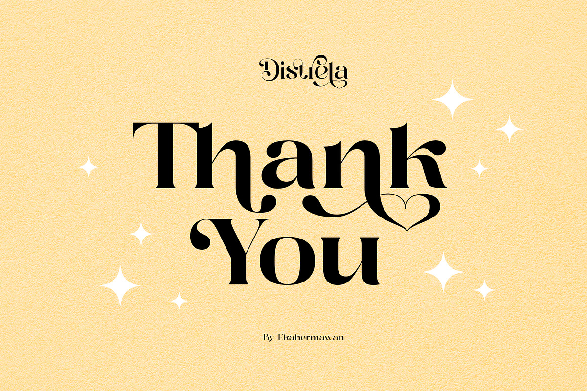 Distrela | Romantic Serif Font, a Serif Font by Ekahermawan (Photo 15 of 15)