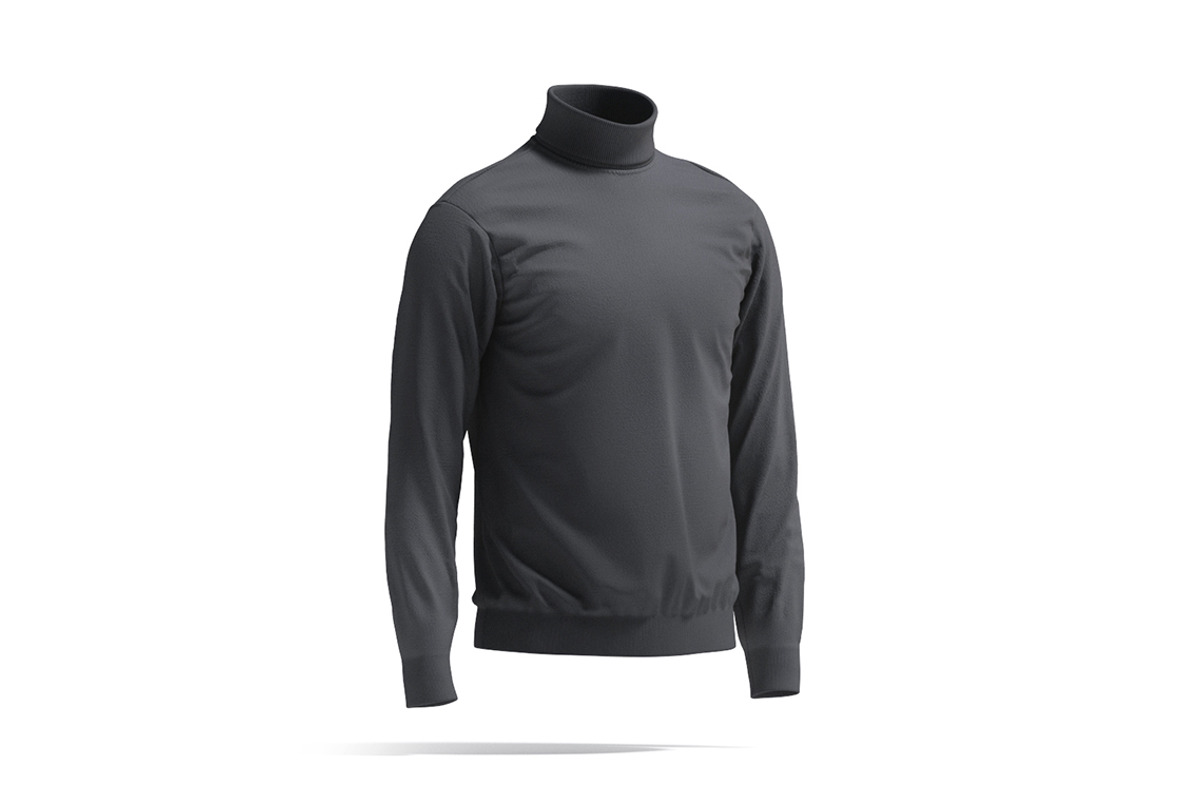 Black Turtleneck Sweater 3D Model, an Object 3D Model by rebrandy (Photo 4 of 10)
