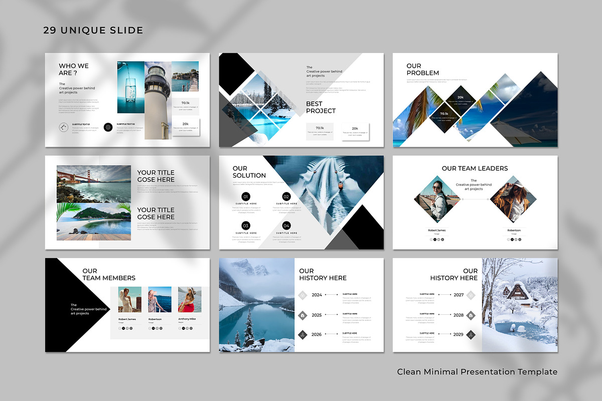 Clean Minimal Presentation Template, a Presentation Template by Creative-Work (Photo 7 of 9)