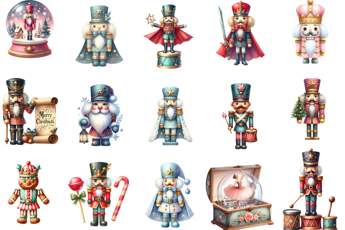 Christmas Nutcracker PNG Clipart, an Illustration by Designking (Photo 2 of 5)
