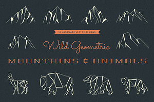 Wild Geometric Mountains and Animals
