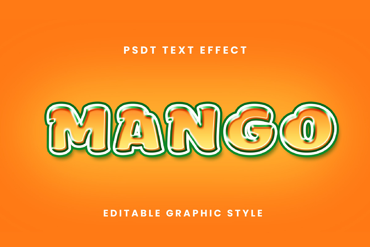 Glossy Layered Text Effect