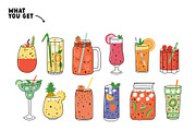 Summer Cocktails, an Object Graphic by AnkaDrozd (Thumbnail 4 of 7)
