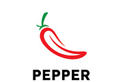 Spicy chili logo vector red pepper, an Object Graphic by T.Vooka (Thumbnail 2 of 3)