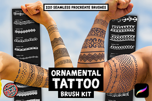 Procreate Ormamental Tattoo Brushes