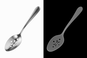 Pierced Serving Spoon Common Cutlery