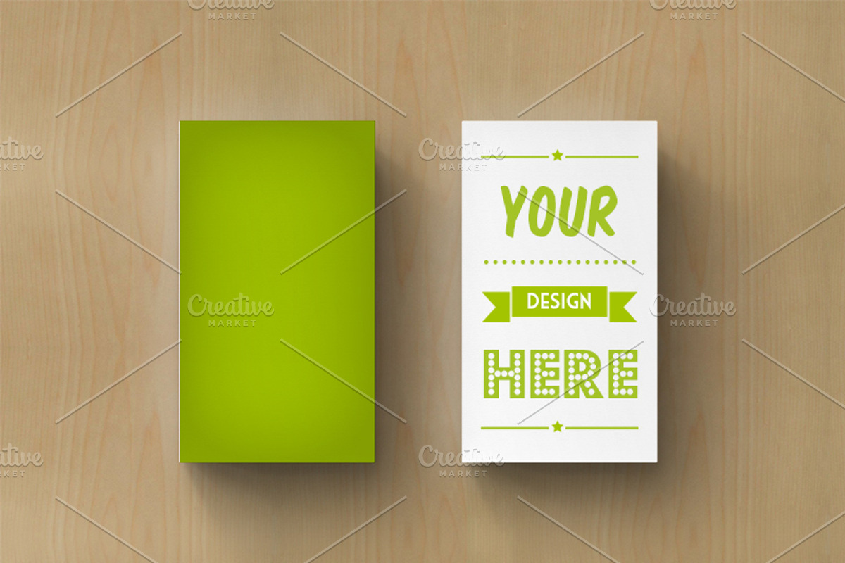 Business card in situation mockups, a Business Card Template by PitchStock (Photo 1 of 5)