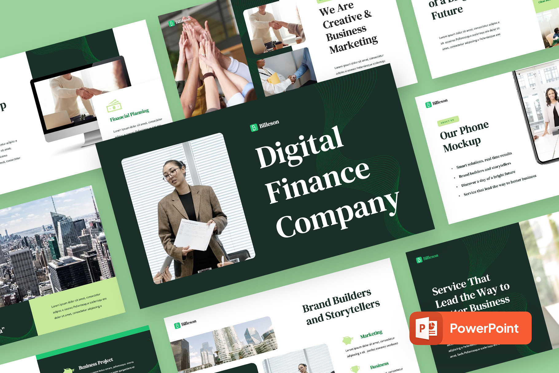 BILLESON - Powerpoint Template, a Presentation Template by rgbryand