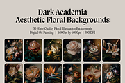 Dark Academia Aesthetic Flower BGs, an Illustration by September 5th (Thumbnail 16 of 19)