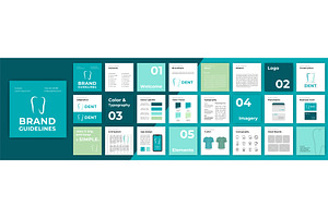 Turquoise Brand Guidelines Template