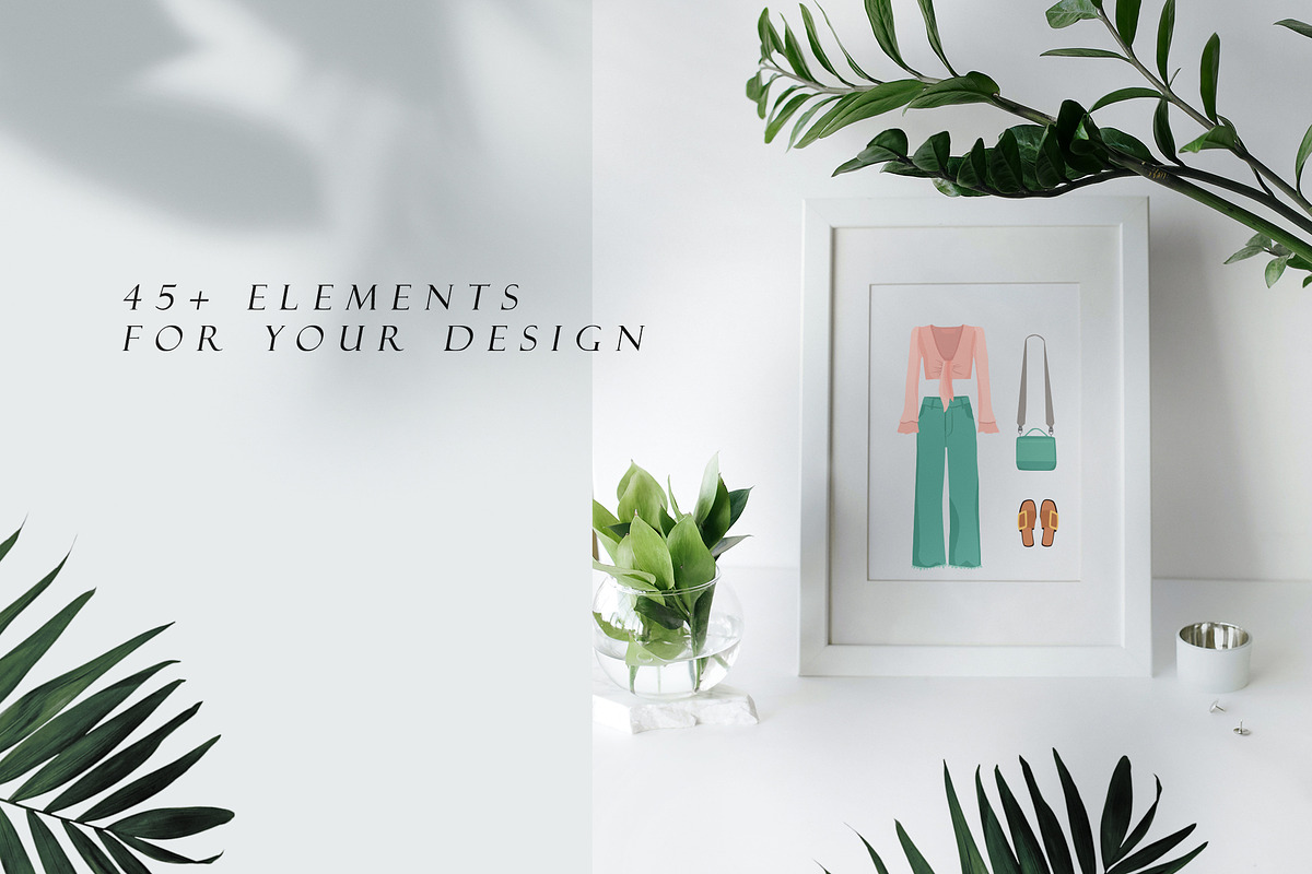 Big Summer Clothing Set, an Illustration by Katerine Kolak (Photo 2 of 7)
